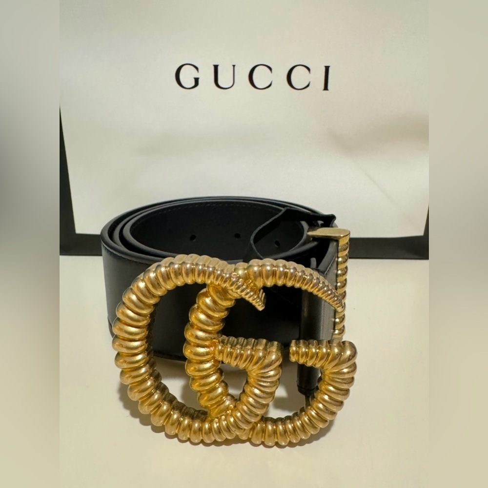 GUCCI | GG Torchon Calfskin Belt